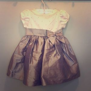 Gymboree 100% Silk Party Dress Infant Girl 18 mo
